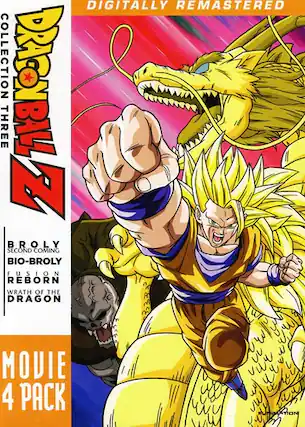 Front. Dragon Ball Z: Movie Pack 3 - DVD.