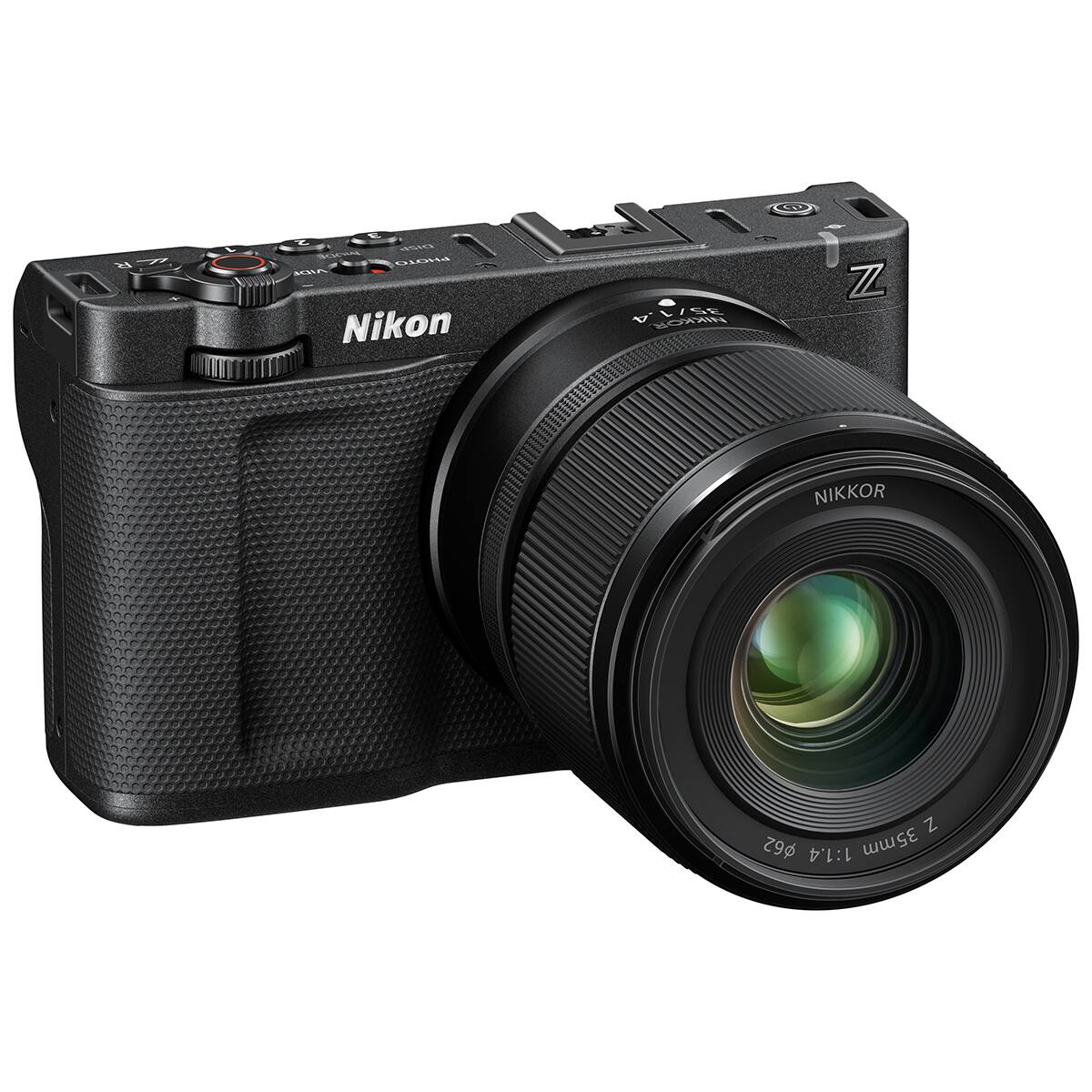 1
E 2 DISP MUDE PHOTO VIDE Nikon
35/1.4 NIKKOR
Z
NIKKOR
Z 62 1:1.4 35mm