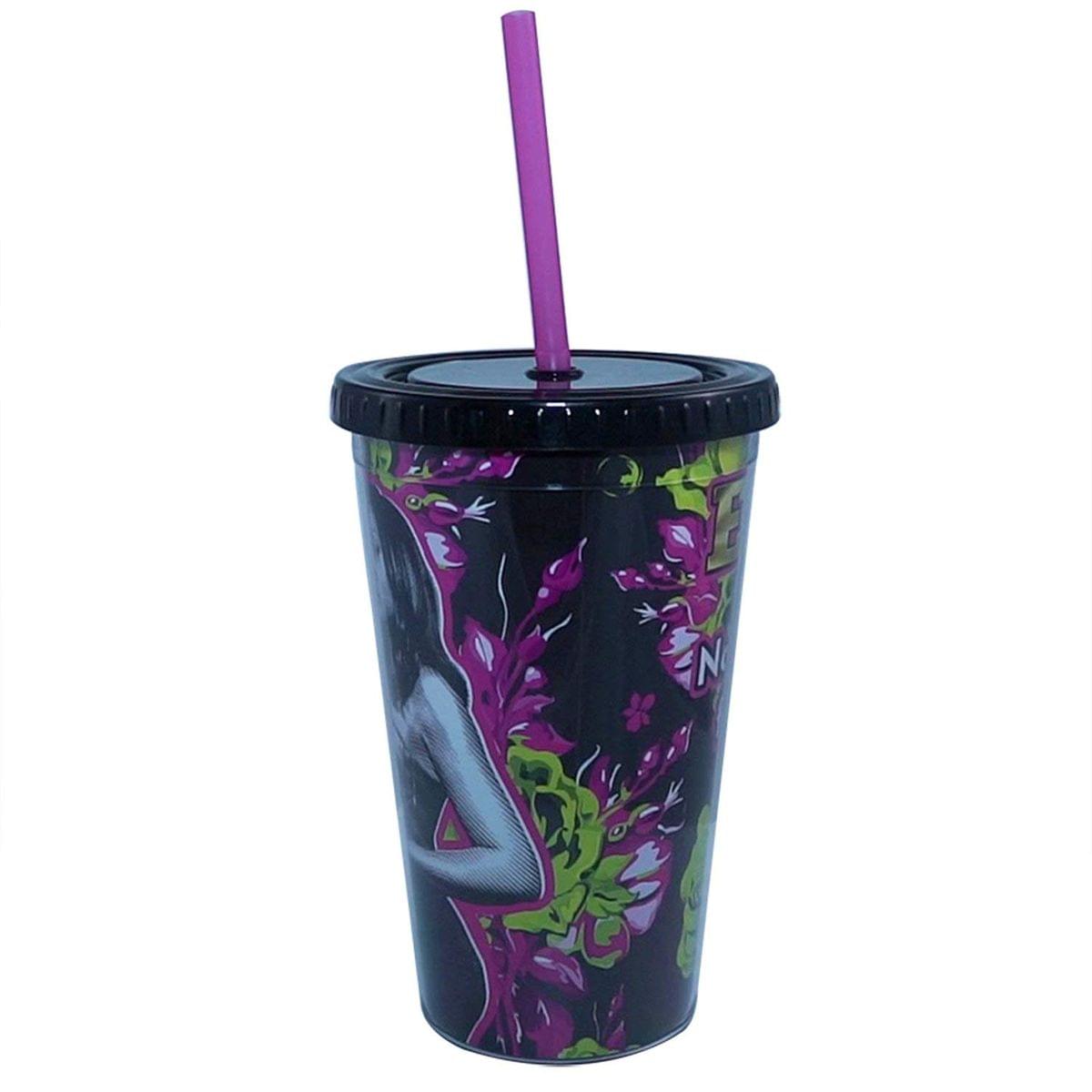 Alt View 10. Just Funky - Empire Cookie "No Nookie" 16oz Carnival Cup w/ Straw & Lid - Black.