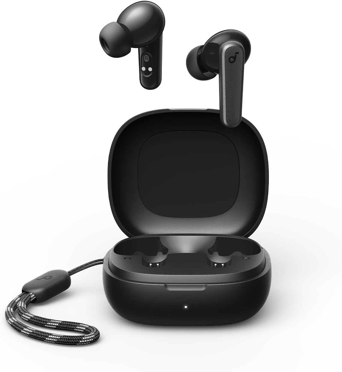 Alt View 7. Soundcore - by Anker P20i True Wireless Earbuds, 30H Long Playtime, Water-Resistant, 2 Mics for AI Clear Calls, Bluetooth 5.3 - black.