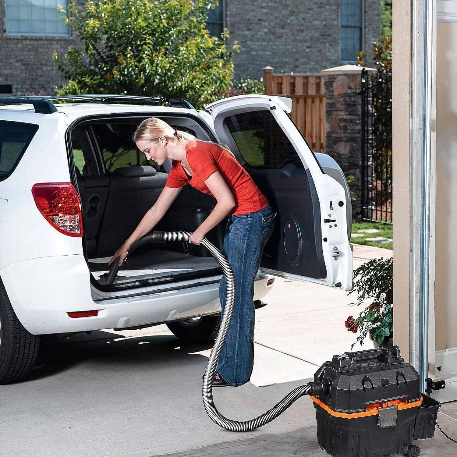 Alt View 4. JETRANSPORT - 4 Gallon 5.5 Commercial Wet Dry Vacuum Cleaner Shop Vac For Outdoor Patio & Construction With Blower Gift Fath - Default.