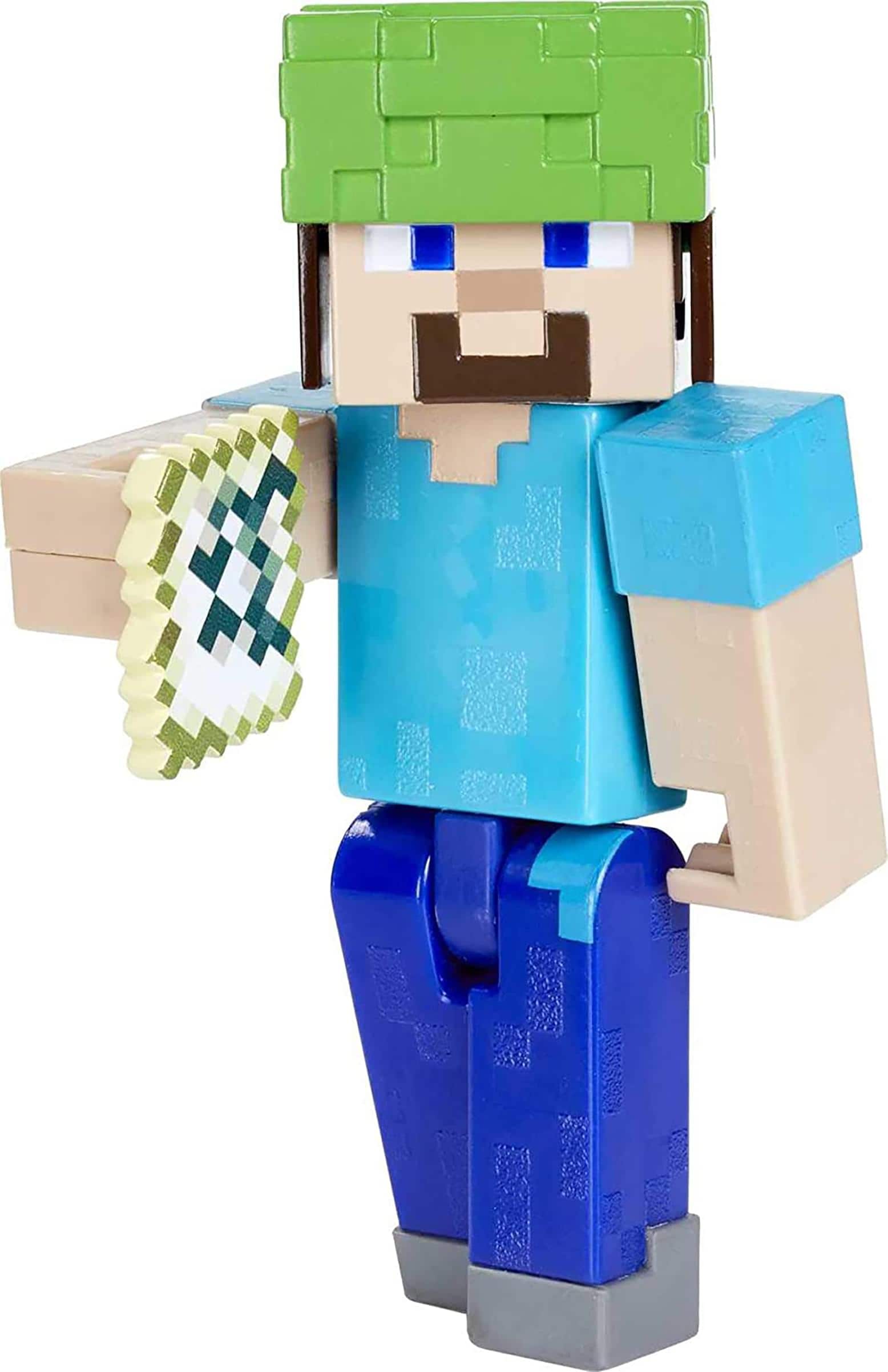 Mattel - Minecraft 3.5 Inch Core Figure Assortment | Underwater Steve - Blue