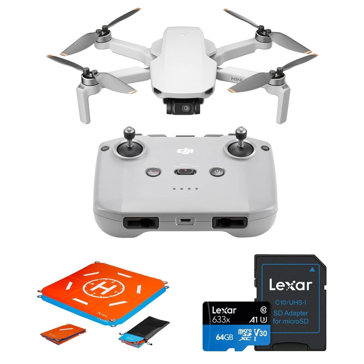 Bundle - DJI - Mini 4K, Drone with 4K UHD Camera for Adults, Under 249 g, 10km Video Transmission, Auto Return, Wind Resistance, 1 price history on PriceWatchPro