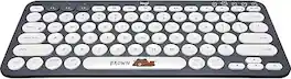 Logitech - K380 Multi-Device Bluetooth Wireless Keyboard with Easy-Switch for up to 3 Devices, Slim - Line-Friends Brown