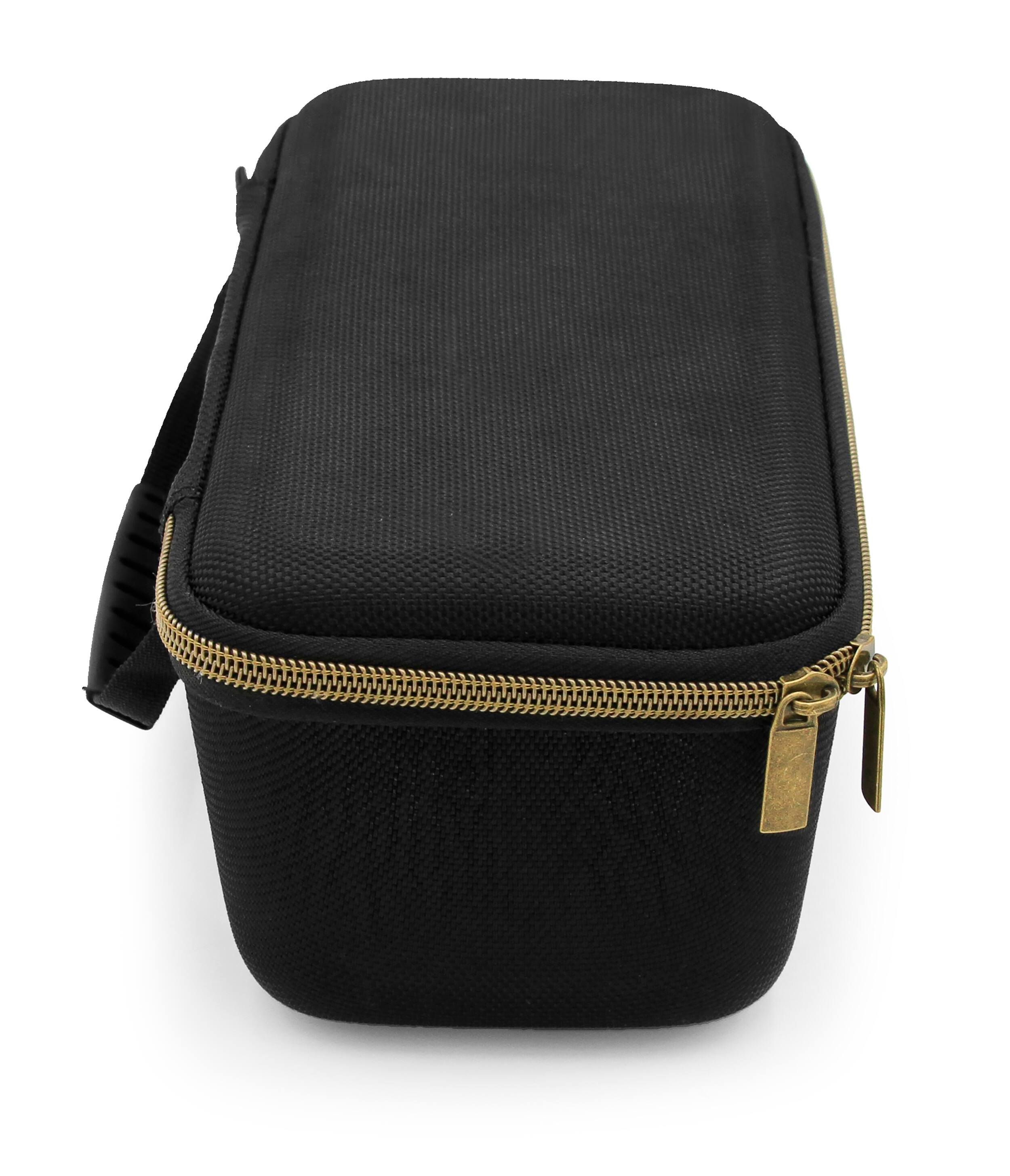 Alt View 2. CASEMATIX - Travel Case Fits JBL Flip 5 Portable Bluetooth Speaker – EVA Shell Protection with Accessory Pouch & Handle - Black.