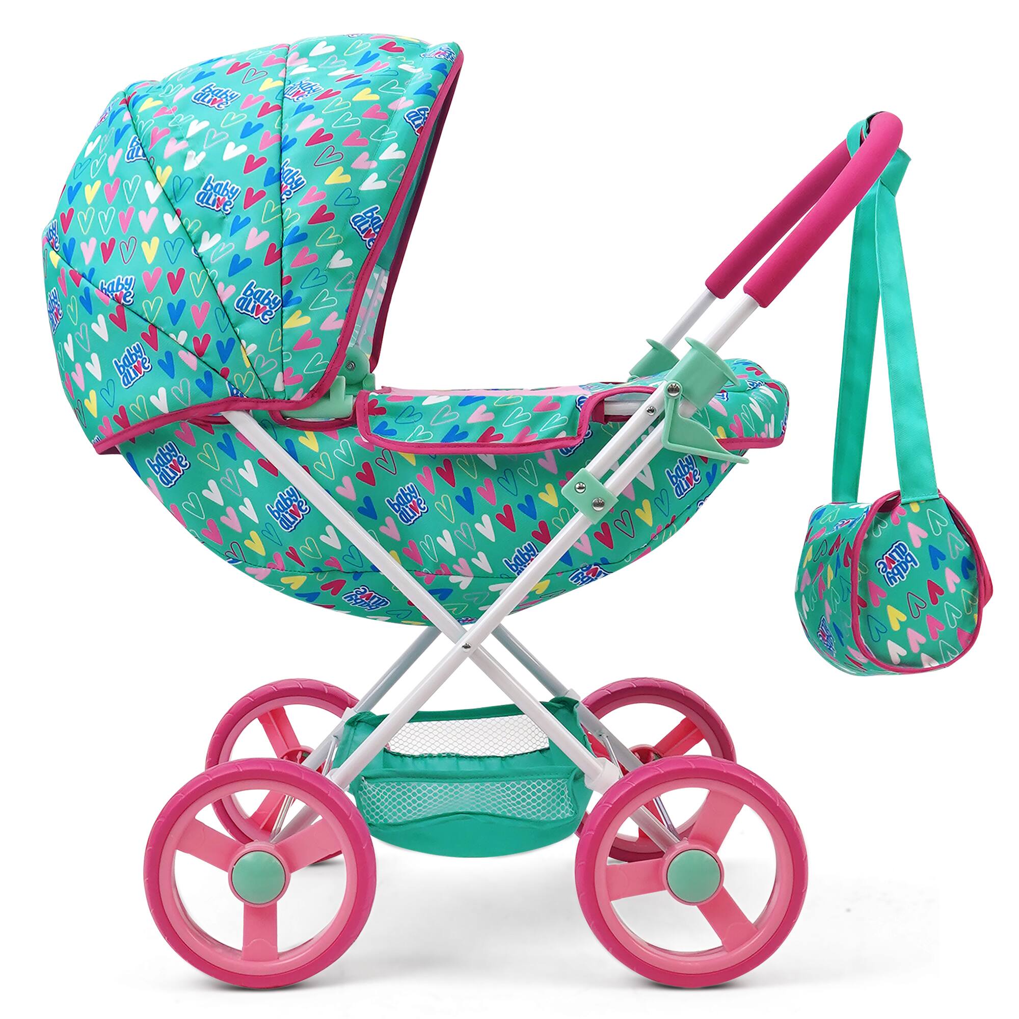 The text on the image reads "baby stroller."