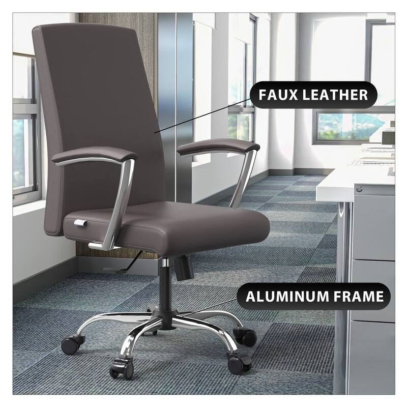 FAUX LEATHER  
ALUMINUM FRAME