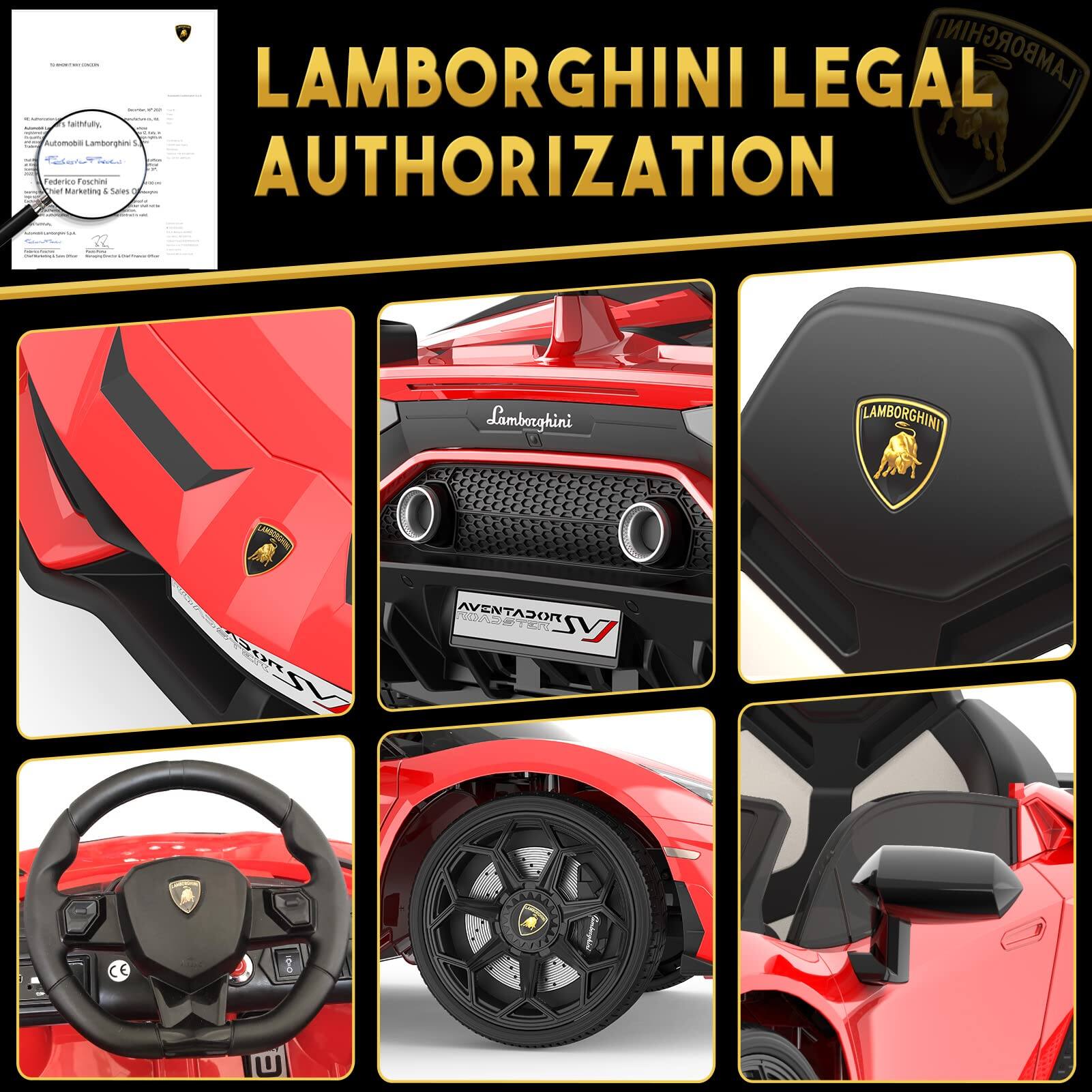 LAMBORGHINI LEGAL AUTHORIZATION

Lamborghini

Automobili Lamborghini S.p.A.
Federico Faschi
Head of Marketing & Sales

Lamborghini
Aventador SV

Lamborghini

Lamborghini

Lamborghini