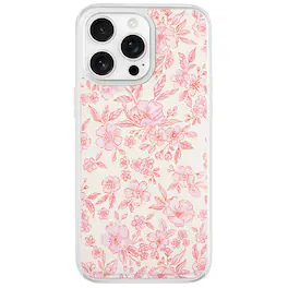 Walli Cases - iPhone 14 Pro Max MagSafe Case - Pink Posy
