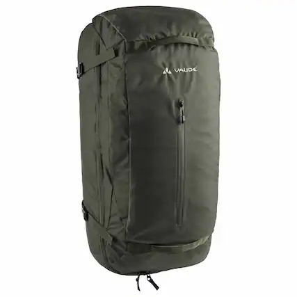 Front. VAUDE - Vaude Mundo 65+ To Go Travel Backpack - Olive - Olive.