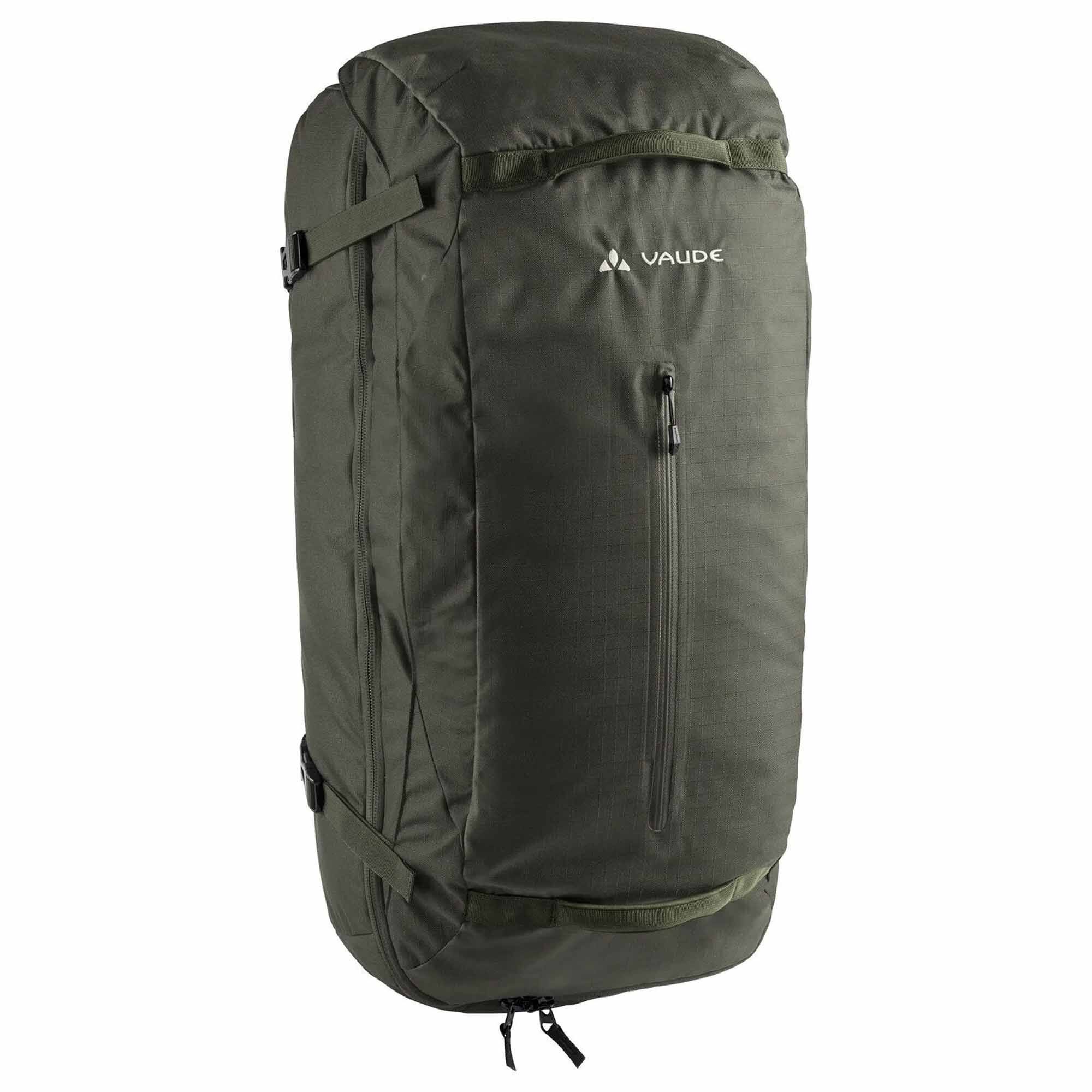 Front. VAUDE - Vaude Mundo 65+ To Go Travel Backpack - Olive - Olive.