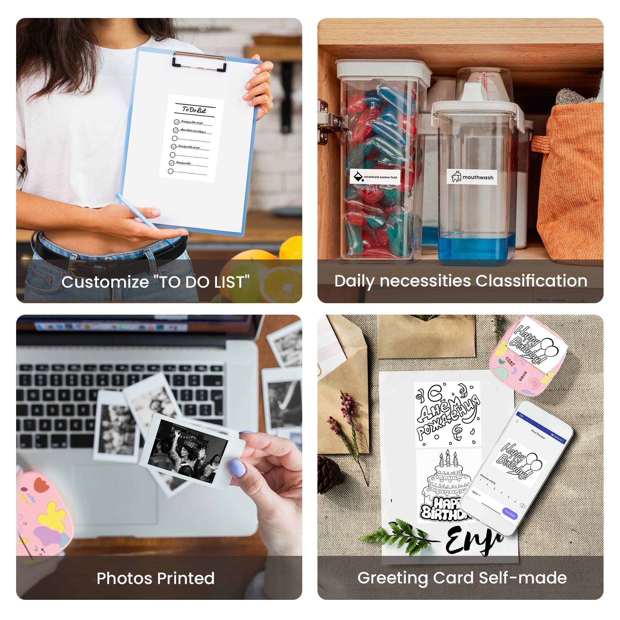 ToDolud n   - mamaw - . - - - : : mouthwosh Customize "TO DO LIST" Daily necessities Classification . . . 1 8 . a . . a . . I 1 . e . A Photos Printed Saiiog Hapter 8 A .ce rmenu  - flapter Battorog AJAR CE .....O HAP BIRTHD Enp Greeting Card Self-made
