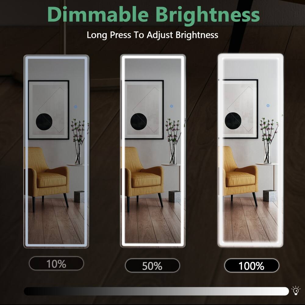 Dimmable Brightness  
Long Press To Adjust Brightness  

10%  
50%  
100%