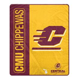Pegasus - Central Michigan Chippewas 50" x 60" Endzone Ultra Soft Throw Blanket - Multicolor