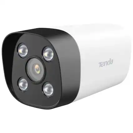Front. Tenda - Tenda IT7-PCS 4 MP Outdoor PoE Security Camera – Full-Color Night Vision, H.265 Video, ONVIF & RTSP, Human & Motion Dete.
