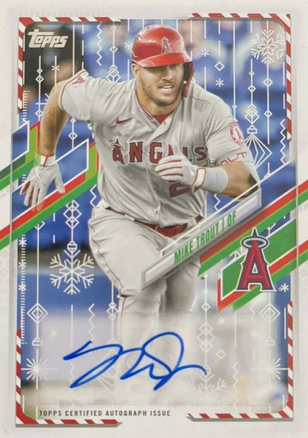ToPPS ANGLIS 2. OLT D 7 OF TROUT MIKE A  
TOPPS CERTIFIED AUTOGRAPH ISSUE
