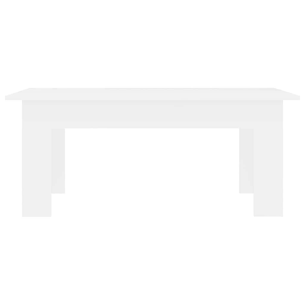 Alt View 3. Boyel Living - 39.4 x 23.6 x 16.5 in Rectangular Medium Sleek Coffee Table Matte White Engineered wood - White.