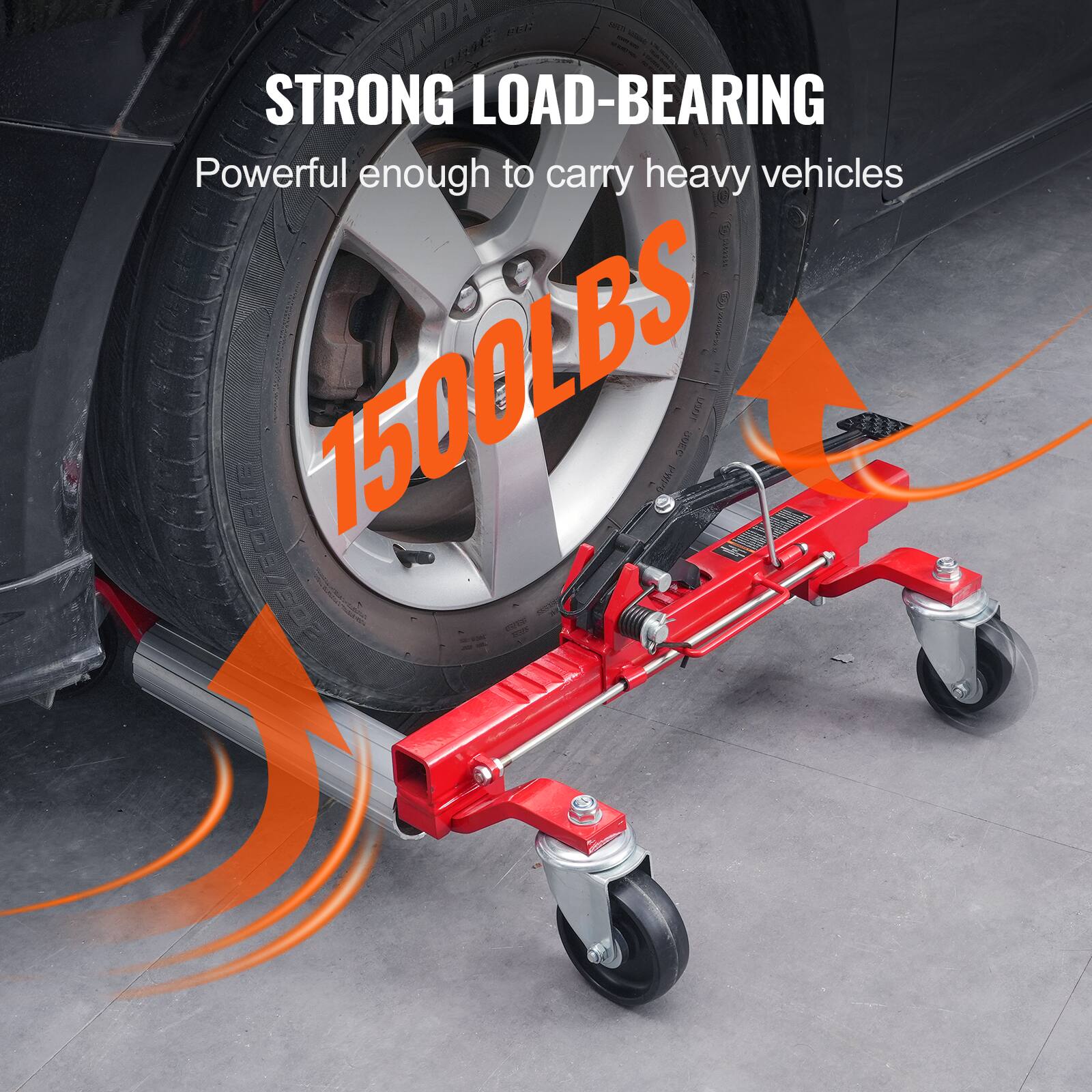 STRONG LOAD-BEARING  
Powerful enough to carry heavy vehicles  
1500LBS