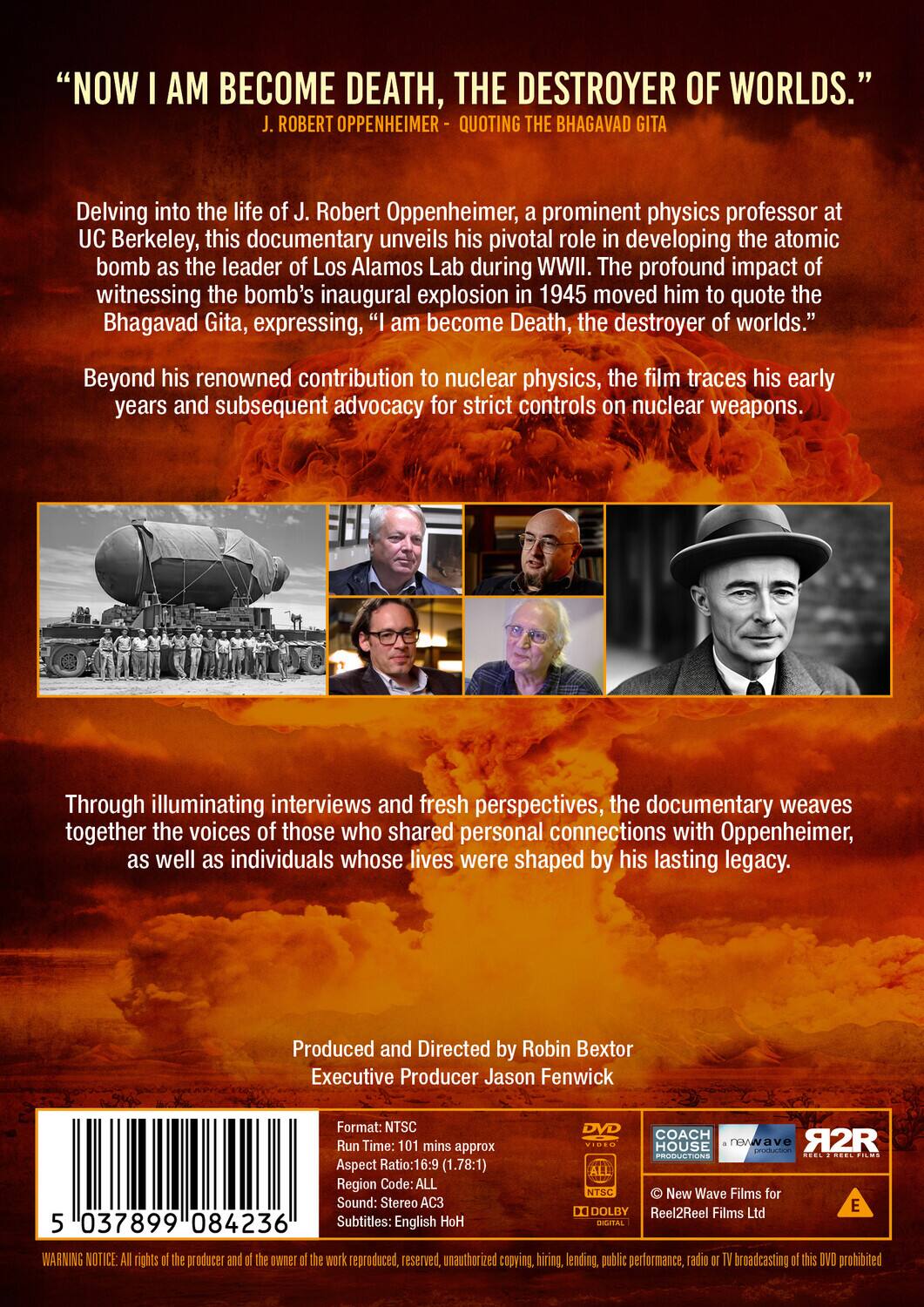 Alt View 1. Oppenheimer: The Real Story   - DVD.