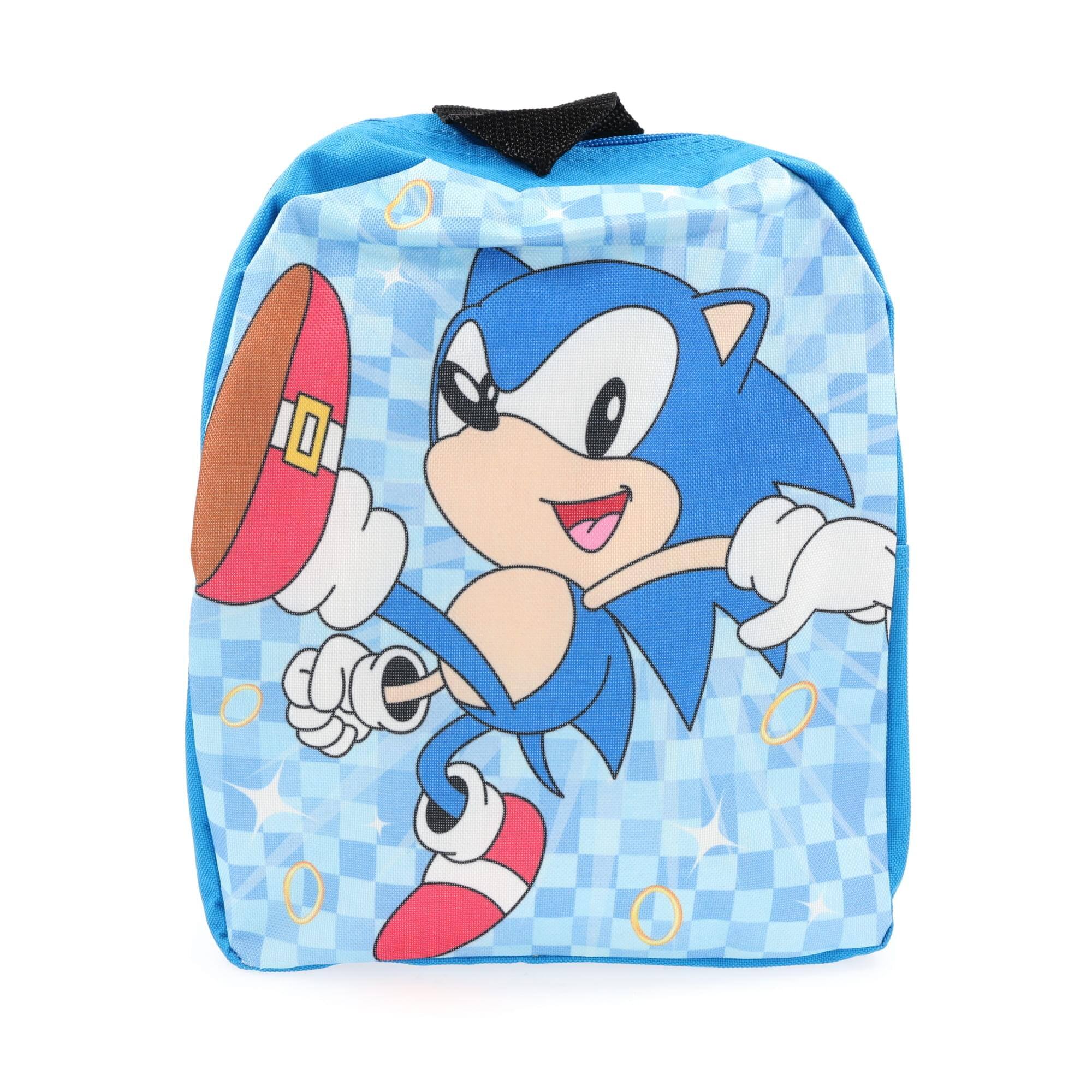 Front. Bioworld - Sega Sonic The Hedgehog Action Junior Backpack - Blue.