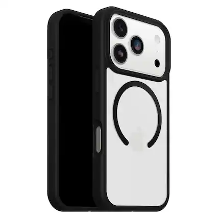 Front. OtterBox - Profile Series Magnet Hard Shell for Apple iPhone 17 Pro - Black.