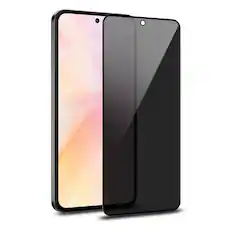 Front. BASELINE - baseline Privacy Full Coverage Tempered Glass Screen Protector for Samsung Galaxy A37 5G / Galaxy A36 5G - Black - Black.