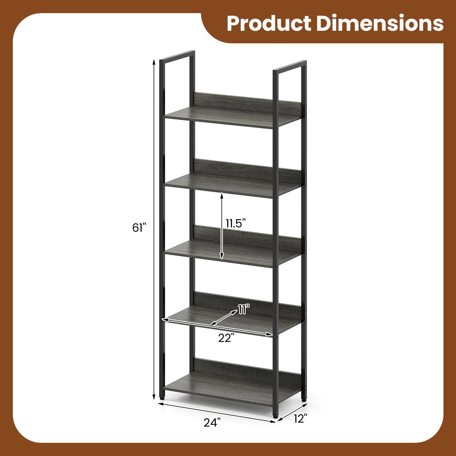 Product Dimensions
61"
11.5"
11"
22"
24"
12"