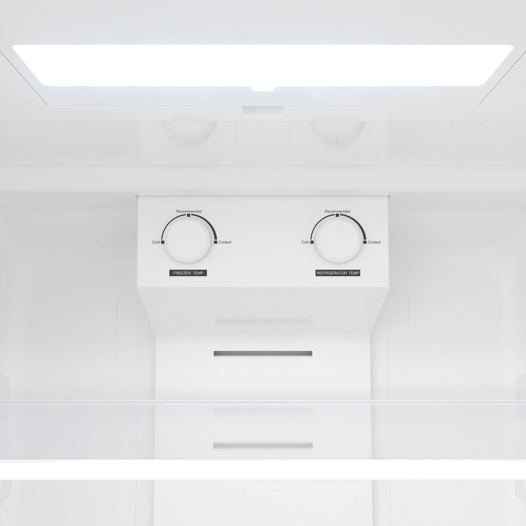 Recommended  
Cold  
Coldest  

FREEZER TEMP  

Recommended  
Cold  
Coldest  

REFRIGERATOR TEMP