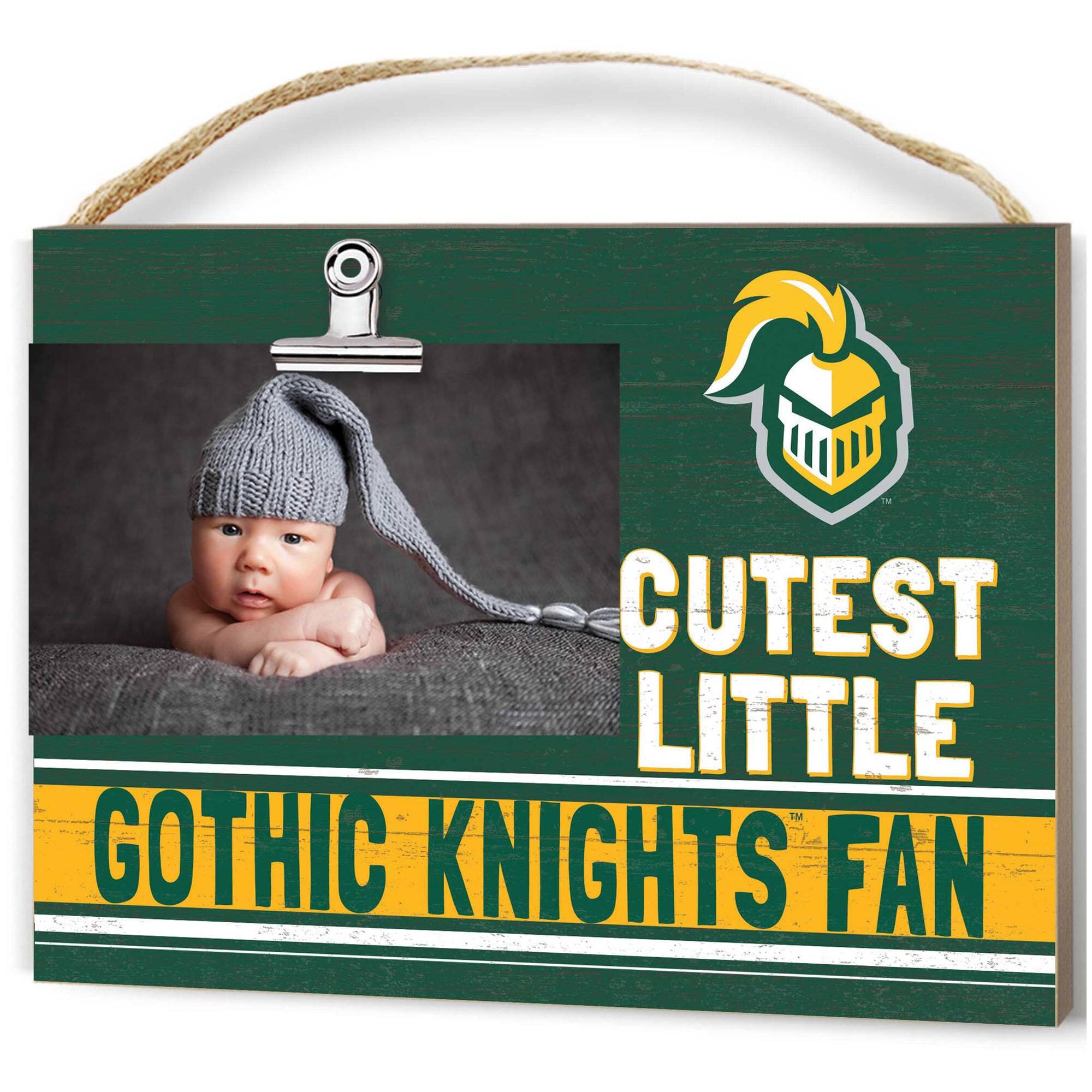 New Jersey City Gothic Knights 8'' x 10'' Cutest Little Weathered Logo Clip Photo Frame