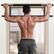 Alt View 12. Costway - Pull-up Bar for Doorway No Screw Foldable Strength Training Chin-up Bar Home Gym - Black.