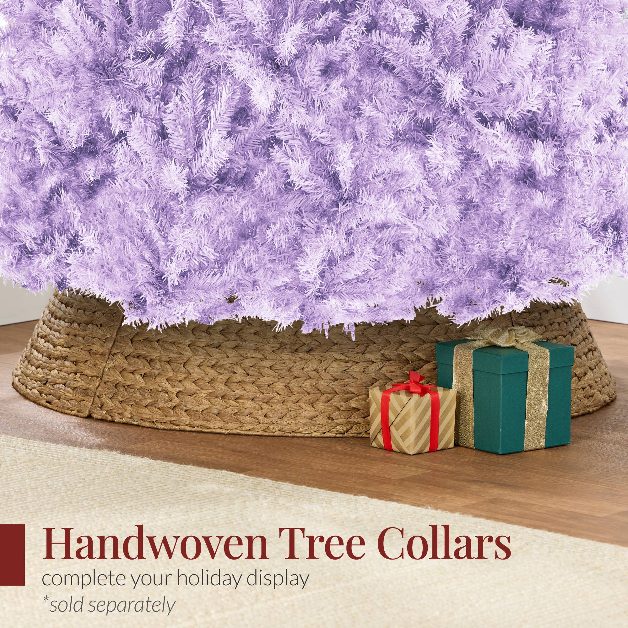 Handwoven Tree Collars  
complete your holiday display  
*sold separately