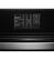 Alt View 12. JennAir - NOIR 27" Built-In Double Electric Convection Wall Oven - Floating Glass Black.