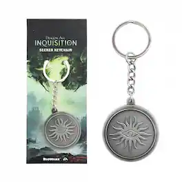 Gaya Entertainment - Dragon Age: Inquisition Seeker Logo Metal Keychain - Silver