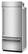 Alt View 10. KitchenAid - 36 in. Wide 20.8 cu. ft. Built-In Bottom Mount Refrigerator with Platinum Interior - Stainless Steel with PrintShield Finish.