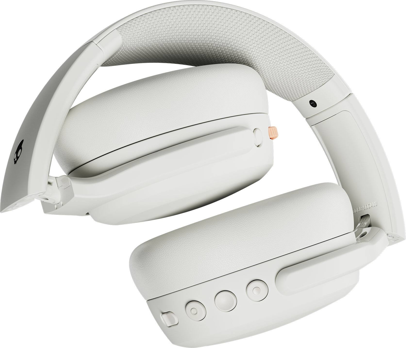 Alt View 5. Skullcandy - Crusher ANC 2 Over-the-Ear Noise Canceling Wireless Bluetooth Headphones - Bone.