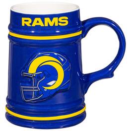 Evergreen Enterprises - Los Angeles Rams 24oz. Ceramic Stein Cup with Gift Box - Multicolor