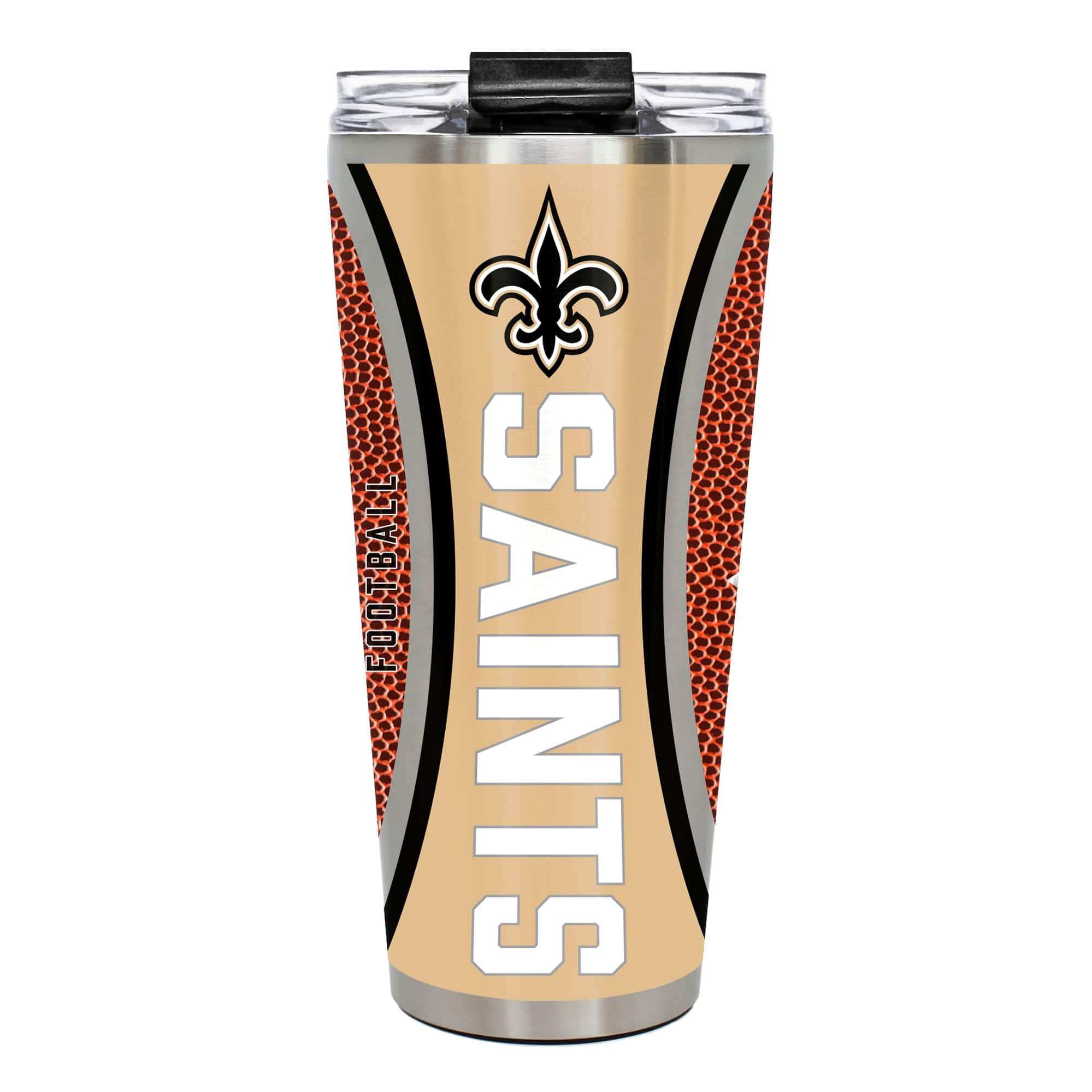 Great American Products - New Orleans Saints 32oz. Big Slim Game Ball Travel Tumbler - Brown price history on PriceWatchPro