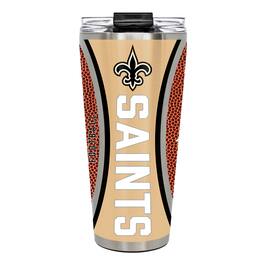 Great American Products - New Orleans Saints 32oz. Big Slim Game Ball Travel Tumbler - Brown
