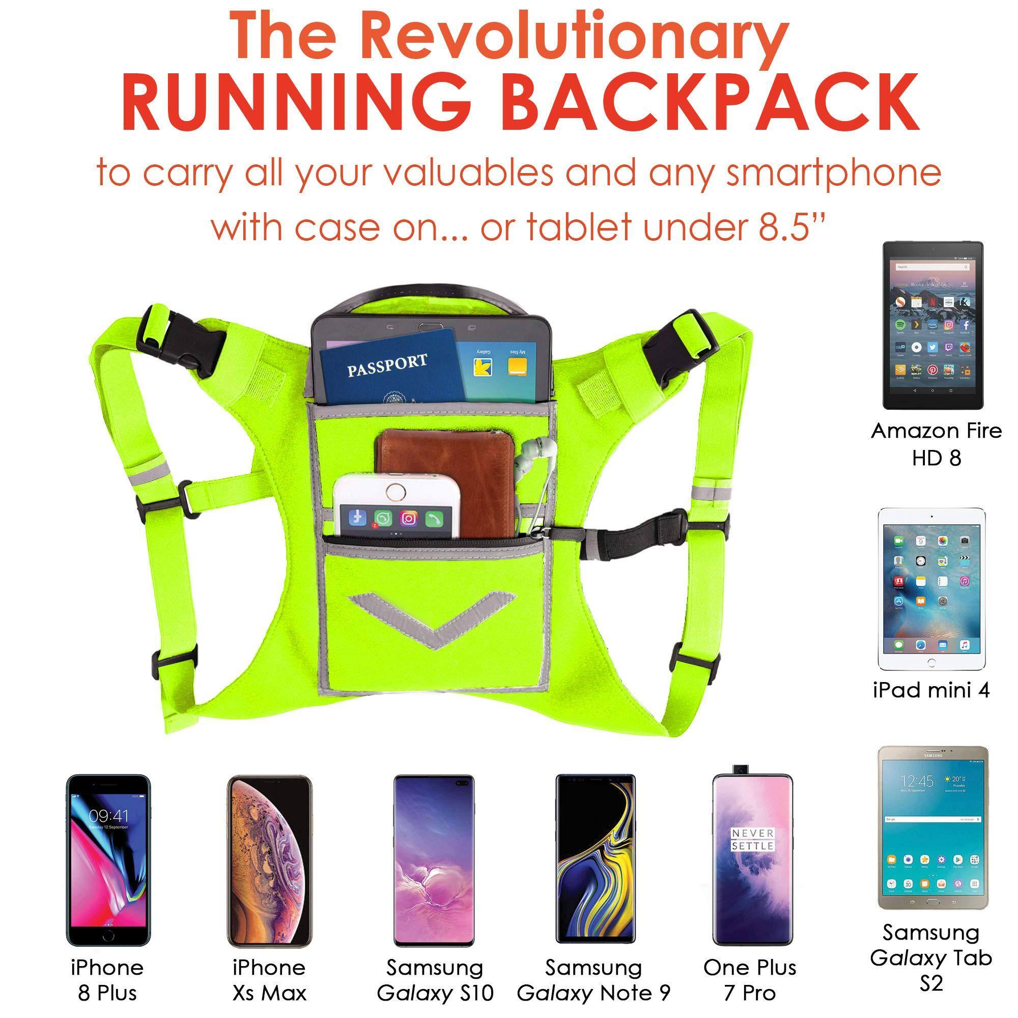 Pacoar Cade Running Mini Backpack Vest For Men & Women Hi viz Gear ...