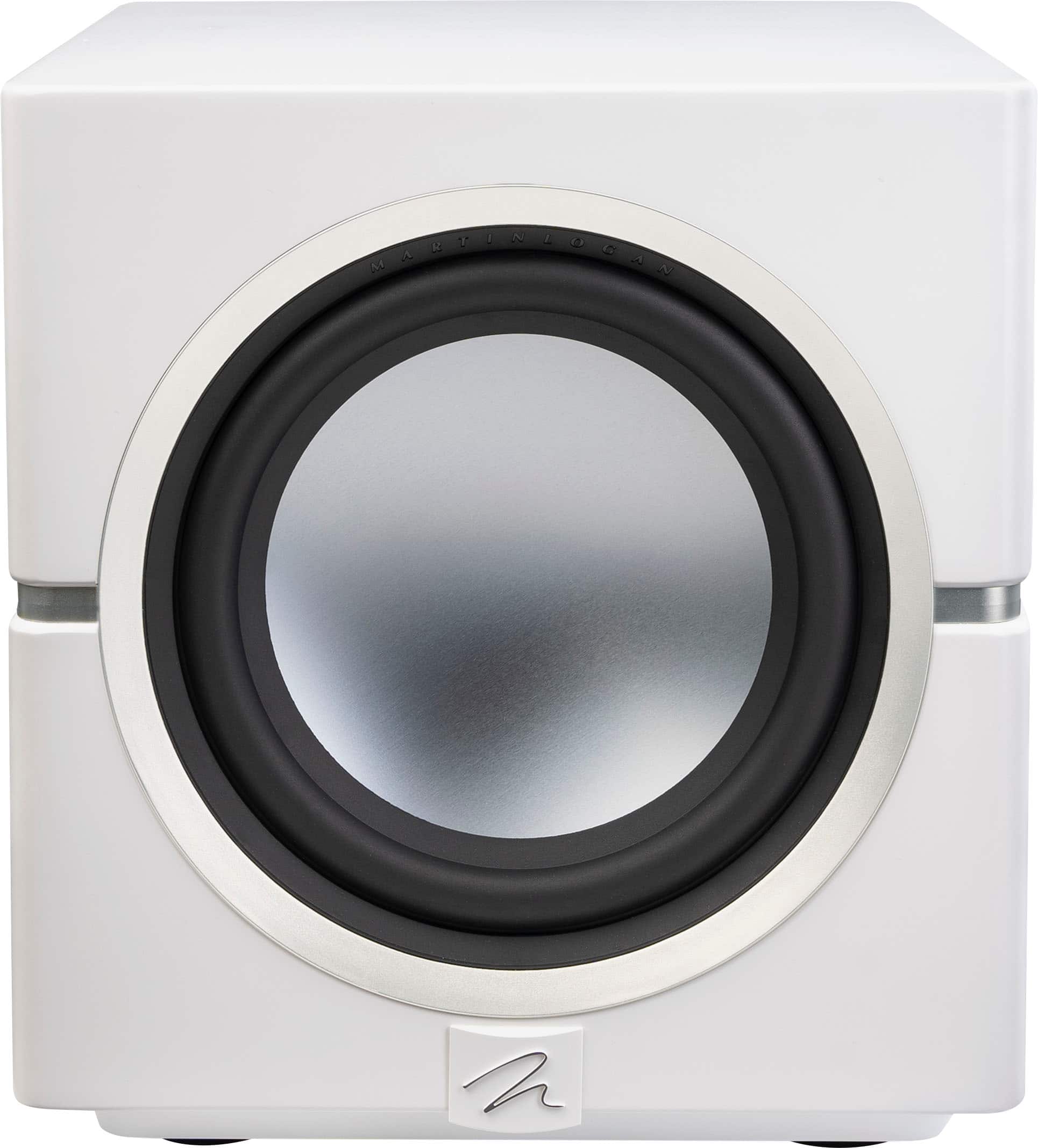 Alt View 11. MartinLogan - Dynamo 10, 10” Sealed, Powered Subwoofer, with Magnitude MT-1kW Amplifier, Sub Control App, and Wireless Built-In - Satin White.