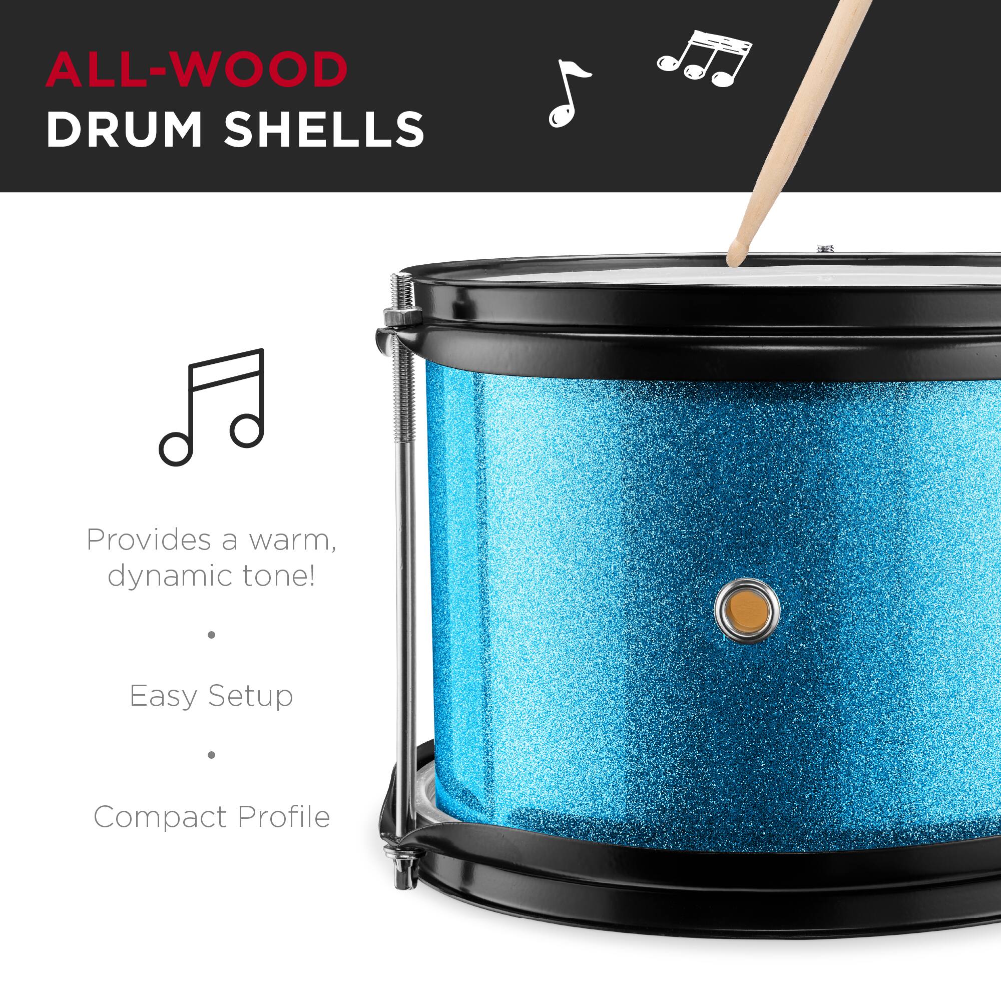 ALL-WOOD DRUM SHELLS

- Provides a warm, dynamic tone!
- Easy Setup
- Compact Profile