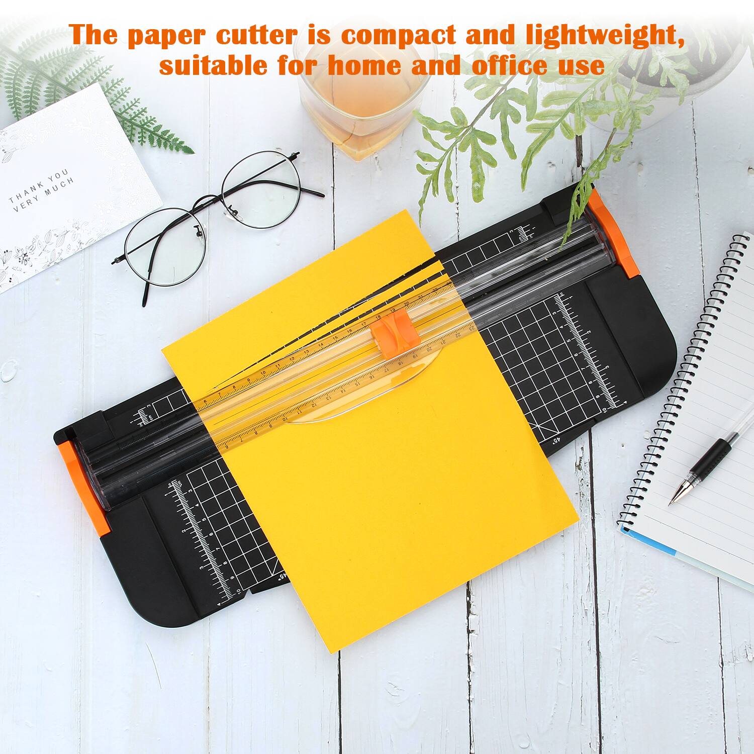 The paper cutter is compact and lightweight, suitable for home and office use. Thank you very much!