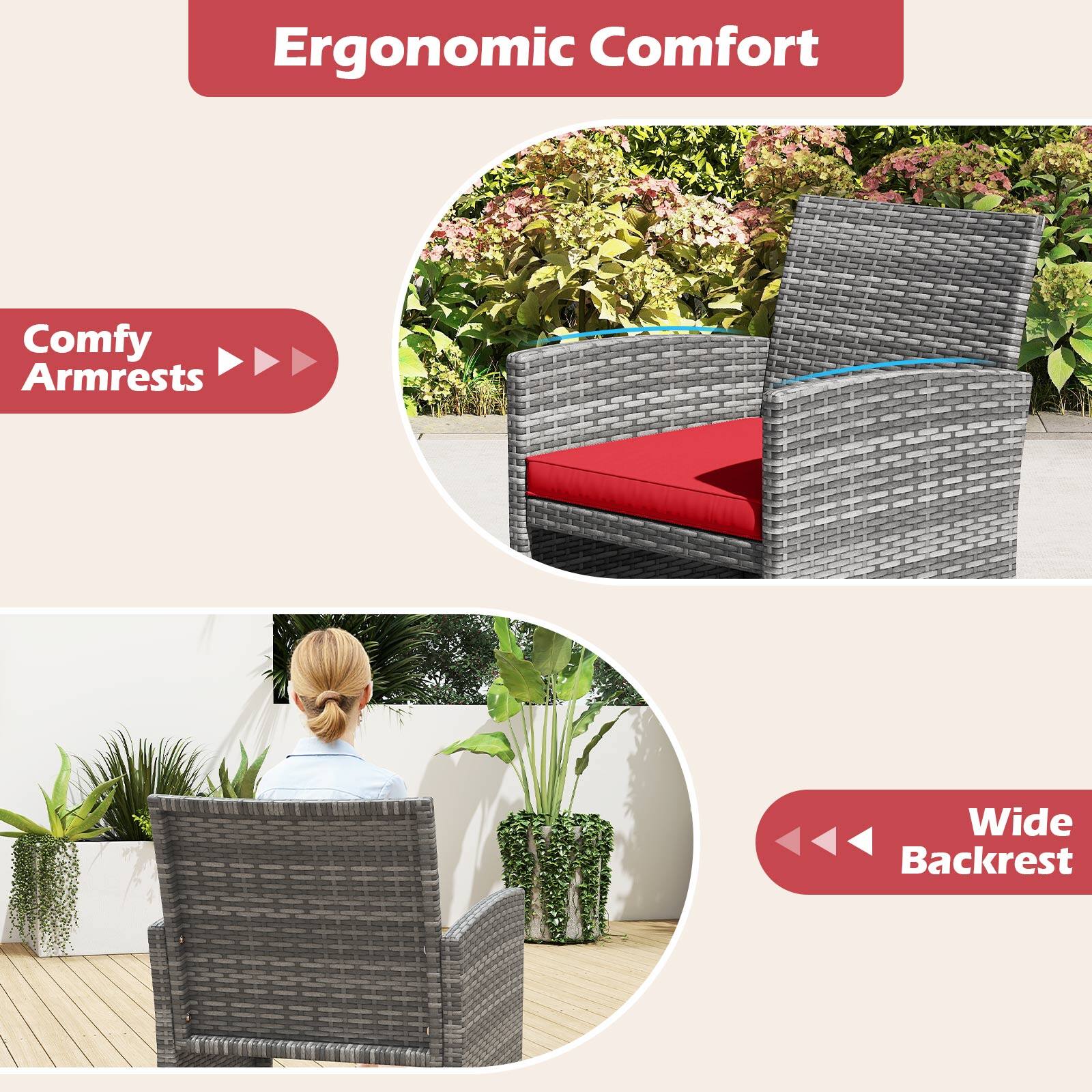 Ergonomic Comfort

Comfy Armrests

Wide Backrest