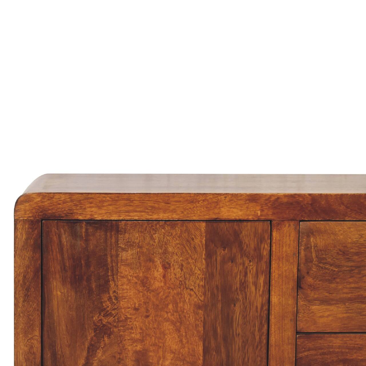 Alt View 1. Artisan Furniture - Artisan Furniture Solid Wood Aspen Cabinet, 4 Drawers, Brown - Brown.