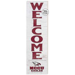 Jardine - North Carolina Central Eagles 10'' x 35'' Indoor/Outdoor Welcome Sign - Maroon