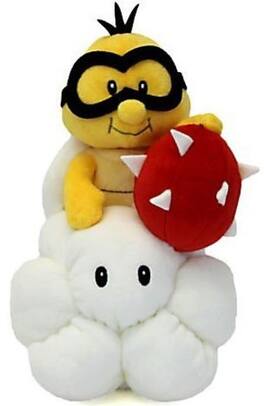 Little Buddy - Super Mario Bros. Lakitu 9" Plush - Collectibles - Multicolor