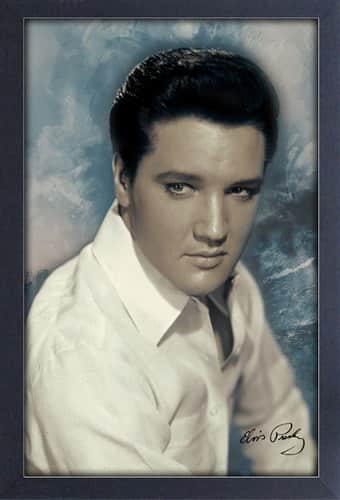 PopMarket - Elvis Presley - Elvis - Classic Cool - 11x17 Framed Gel Coat Print - POSTERS - Multicolor