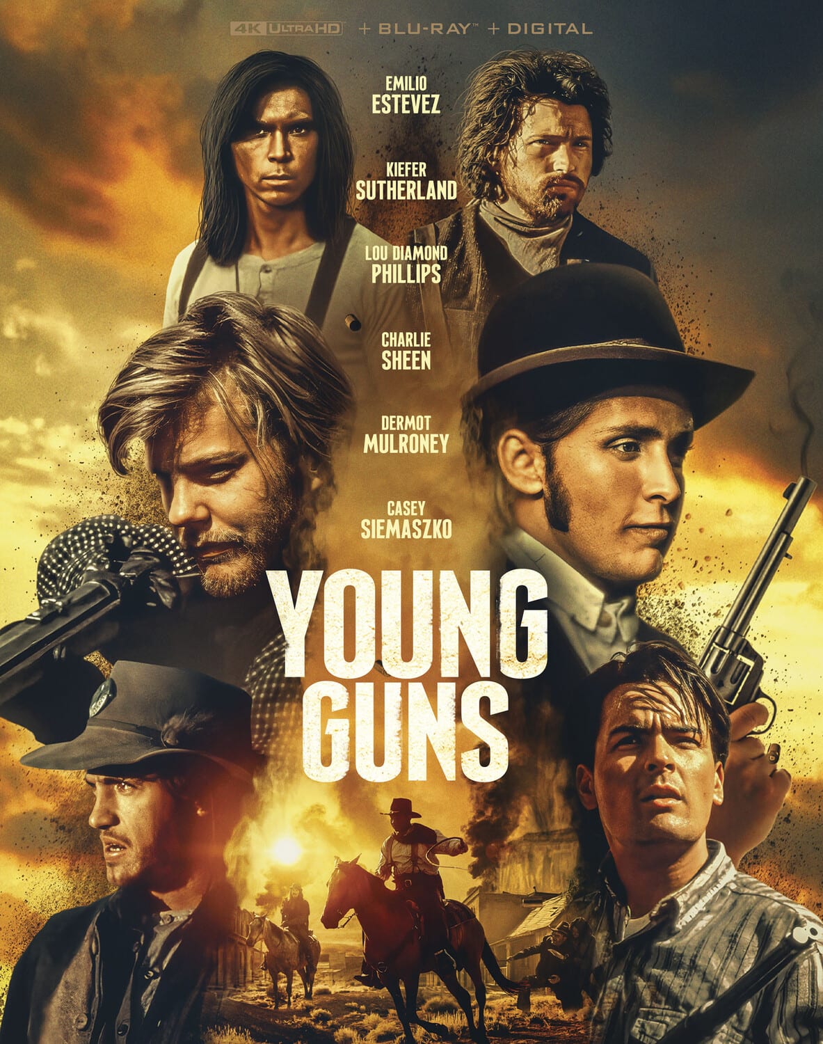 Front. Young Guns   - 4K Blu-Ray.