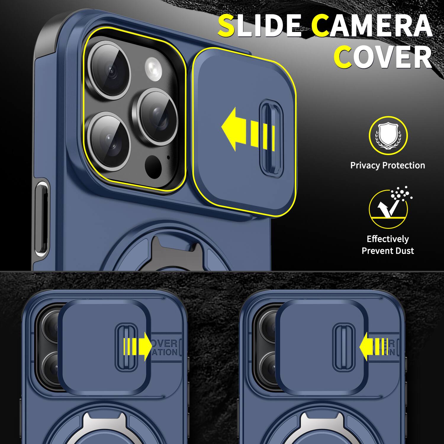 SLIDE CAMERA COVER

Privacy Protection

Effectively Prevent Dust
