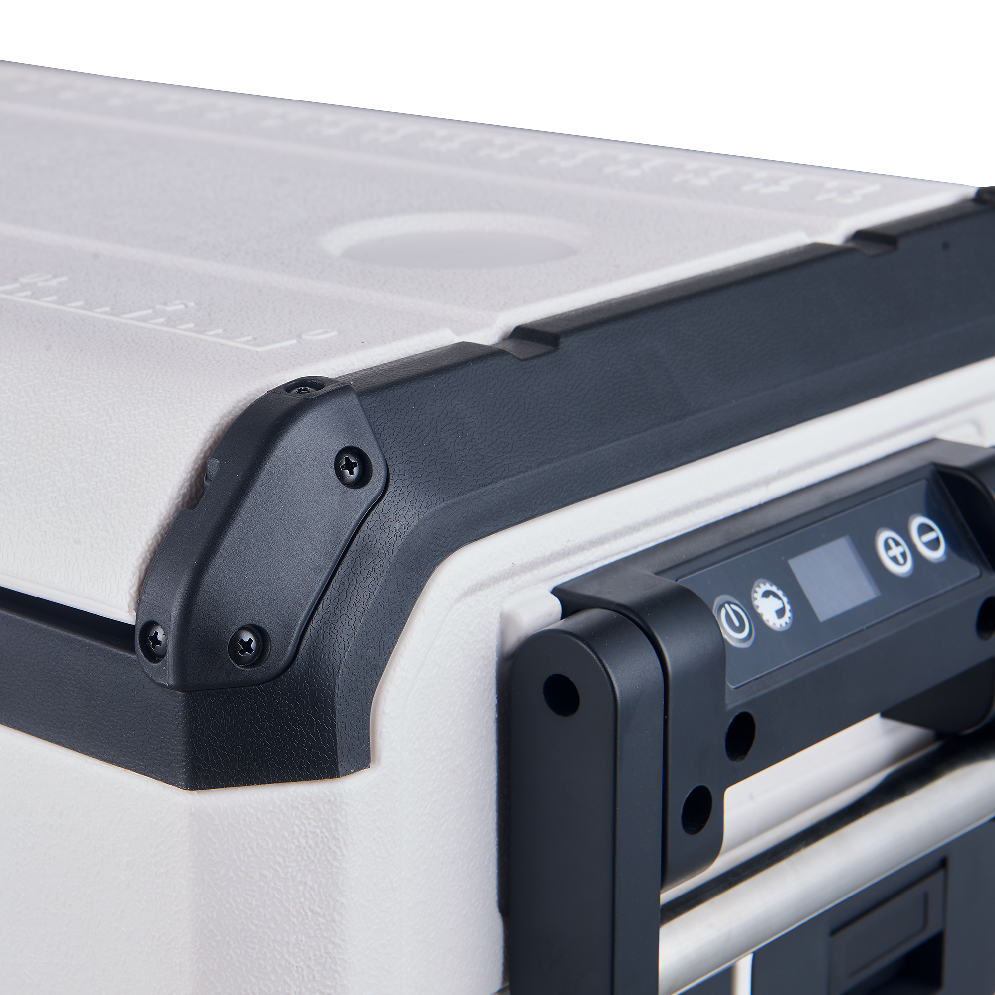 Alt View 1. Explorer Bear - Explorer Bear UR35W 37QT/35L 12/24V Portable Battery Powered Electric Fridge Freezer - Polar White.